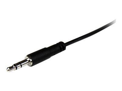 StarTech Jack 3,5 mm - Jack 3.5 mm 2 m juodas (MU2MMFS)