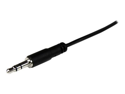 Kabelis StarTech Jack 3.5mm - Jack 3.5mm 2m juoda (MU2MMFS)