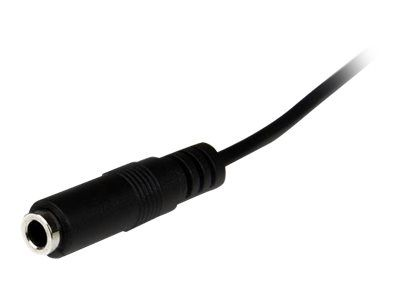 StarTech Jack 3,5 mm - Jack 3.5 mm 2 m juodas (MU2MMFS)