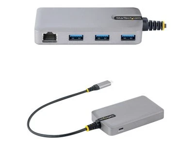 HUB USB StarTech 5G3AGBB 1x RJ-45 + 3x USB-A 3.2 Gen1 (5G3AGBB-USB-C-HUB)