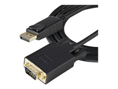 Kabelis StarTech DisplayPort - D-Sub (VGA) 0.9m juoda (DP2VGAMM3B)