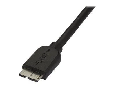 StarTech.com USB3AUB3MS USB kabelis 3 m 3.2 Gen 1 (3.1 Gen 1) USB A Micro-USB B Juoda