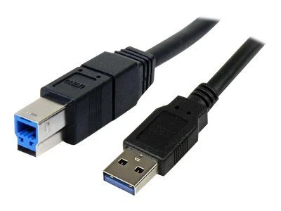 Kabelis USB StarTech USB-A - USB-B 3 m Mėlyna (USB3SAB3MBK)
