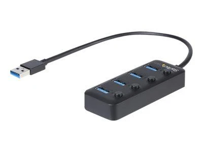 StarTech USB 3.0 HUB 4 prievadai juodi