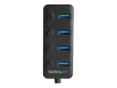 StarTech USB 3.0 HUB 4 prievadai juodi