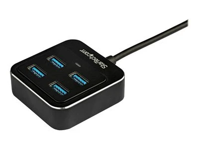 StarTech USB-A Hub 4 prievadai juodi