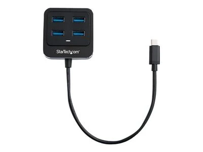 StarTech USB-A Hub 4 prievadai juodi