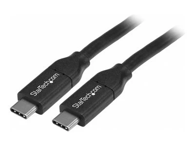 Kabelis USB StarTech USB-C - USB-C 4 m Juodas (USB2C5C4M)