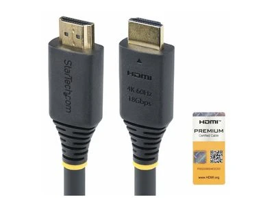 StarTech 5m HDMI laido jungtys ir sertifikato etiketė