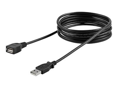 StarTech.com USBEXTAA6BK USB kabelis 1,83 m USB A Juoda