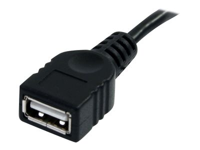 StarTech.com USBEXTAA6BK USB kabelis 1,83 m USB A Juoda