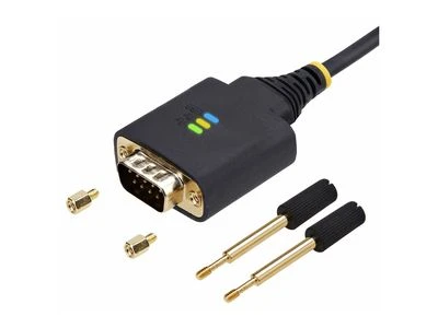USB į DB-9 adapterio jungtis su LED indikacija