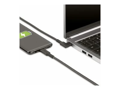 „StarTech“ STABIUS KAMPAS USB-C KABELAS / USB C IKI C KABELAS – 90 LAIPČIŲ