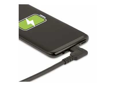 „StarTech“ STABIUS KAMPAS USB-C KABELAS / USB C IKI C KABELAS – 90 LAIPČIŲ