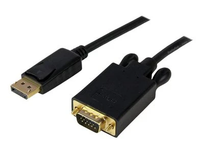 Kabelis StarTech D- Sub (VGA) 1.8m Juodas (DP2VGAMM6B)