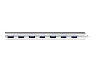 StarTech.com ST73007UA sąsajos šakotuvas USB 3.2 Gen 1 (3.1 Gen 1) Type-A 5000 Mbit/ai Sidabras, Balta