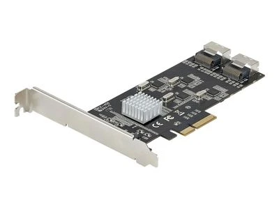 STARTECH.COM SATA PCIe Controller 8 Port - 6Gbit/s SATA PCIe Schnittstellenkarte - PCIe x4 Gen2 zu SATA III - SATA HDD/SSD