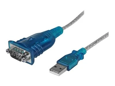 Kabelis USB StarTech USB-A – DB-9 0,4 m Permatomas (ICUSB232V2)