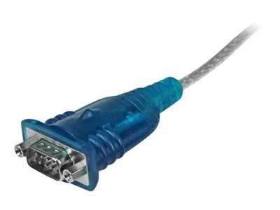 Kabelis USB StarTech USB-A – DB-9 0,4 m Permatomas (ICUSB232V2)