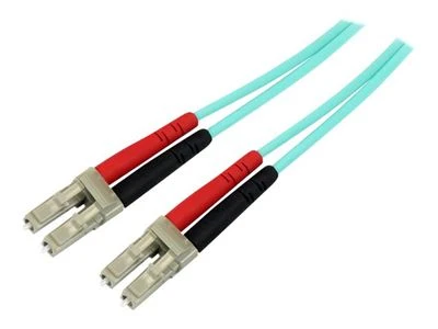 StarTech Kabelis światłowodowy LC/LC OM4 Multimode Duplex 2 m Aqua (450FBLCLC2)