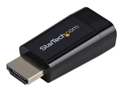 Kompaktiškas „StarTech HD2VGAMICRO“ HDMI keitiklis 1x HDMI A vyriškas iki 1x VGA moteriškas