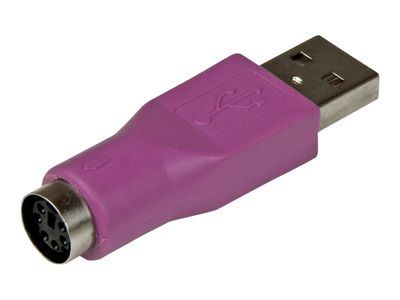 Klaviatūra Adapteris USB StarTech USB-A - PS/2 Violetinis (GC46MFKEY)