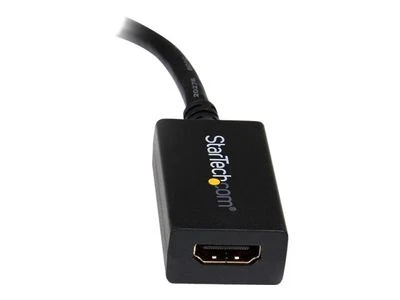 StarTech.com DP2HDMI2 vaizdo kabelio adapteris 0,21 m DisplayPort HDMI Juoda