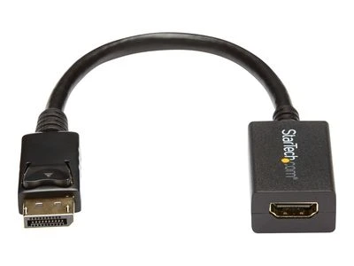 StarTech.com DP2HDMI2 vaizdo kabelio adapteris 0,21 m DisplayPort HDMI Juoda
