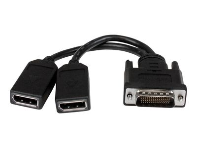 Kabelis StarTech DMS-59 - DisplayPort x2 0.2m juoda (DMSDDP1)