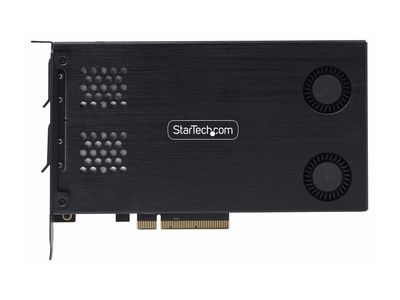 StarTech Dvigubas M.2 NVME SSD į PCIE X8 – išimamas mobilusis stovas / pagrindinė plokštė