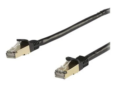 StarTech STARTECH.COM 7m CAT6a-Ethernet-Kabelis - Juodas - RJ45-Ethernet-Kabelis - Snagless - STP-Kabelis - Kupfer - 10-Gbit Netzwerkkabel