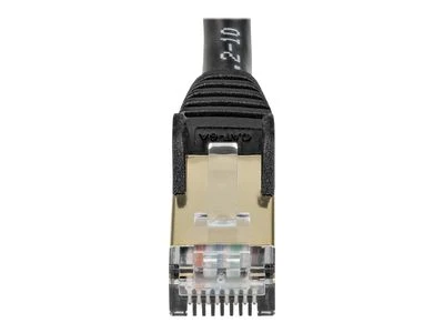 StarTech STARTECH.COM 7m CAT6a-Ethernet-Kabelis - Juodas - RJ45-Ethernet-Kabelis - Snagless - STP-Kabelis - Kupfer - 10-Gbit Netzwerkkabel