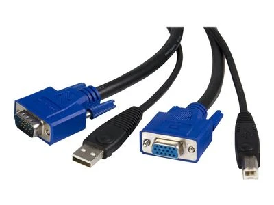 Kabelis USB StarTech 6 FT 2-IN-1 USB KVM CABLE - SVUSB2N1_6