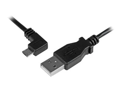 Kabelis USB StarTech USB-A - microUSB 0,5 m Juodas (USBAUB50CMLA)