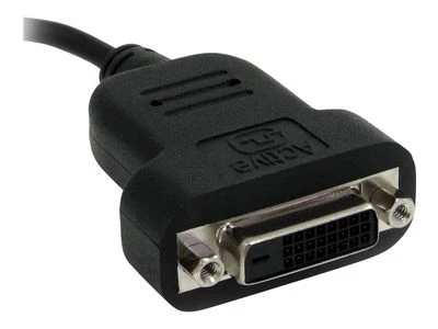 Adapteris AV StarTech DisplayPort Mini - DVI-D 0.2m juoda (MDP2DVIS)