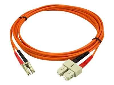 „StarTech Patchcord LC-SC“, daugiamodis, 50/125, dvipusis, 2 m (50FIBLCSC2)