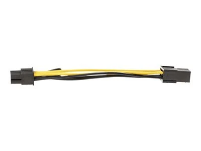 StarTech PCIEX68ADAP PCIe maitinimo adapteris nuo 6 kontaktų iki 8 kontaktų, 0,15 m