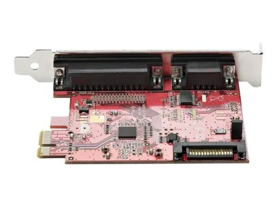 „StarTech“ tinklo plokštė PCIe su nuosekliaisiais ir lygiagrečiais prievadais
