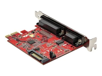 „StarTech“ tinklo plokštė PCIe su nuosekliaisiais ir lygiagrečiais prievadais