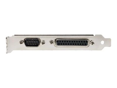 „StarTech“ tinklo plokštė PCIe su nuosekliaisiais ir lygiagrečiais prievadais