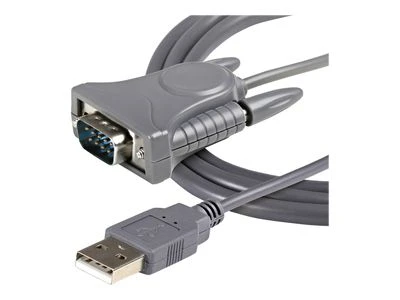 Kabelis USB StarTech USB-A - DB-9 0.9 m Pilka (ICUSB232DB25)