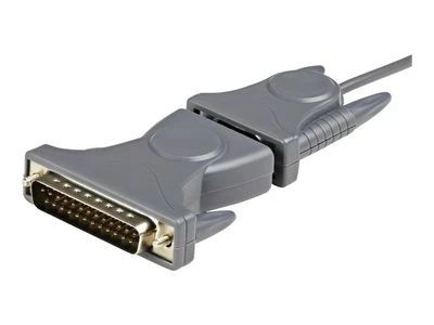 Kabelis USB StarTech USB-A - DB-9 0.9 m Pilka (ICUSB232DB25)