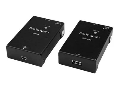 USB adapteris StarTech USB2001EXTV USB - RJ45 Juodas (USB2001EXTV)