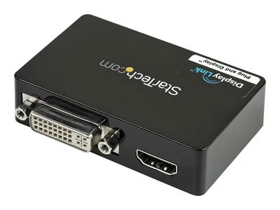 StarTech USB – HDMI – DVI stotis / replikatorius Juodas (USB32HDDVII)
