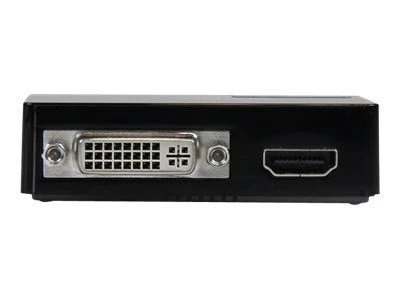 StarTech USB – HDMI – DVI stotis / replikatorius Juodas (USB32HDDVII)