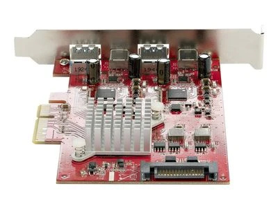 „StarTech“ 4-PT USB PCI kortelė USB-C / USB-A 4-PT USB BKI USB-C / USB-A valdiklis