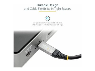 Kabelis USB StarTech USB-C - USB-C 0.5 m Juodas (USB31CCV50CM)