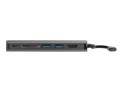 StarTech.com DKT30CSDHPD3 knyginių kompiuterių dokas / jungčių replikatorius Vielinis USB 3.2 Gen 1 (3.1 Gen 1) Type-C Juoda, Pilka