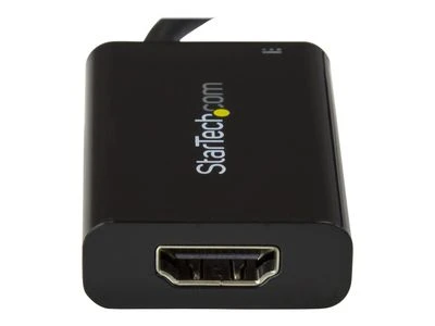 Adapteris AV StarTech CDP2HDUCP USB-C - HDMI + USB-C Juodas (CDP2HDUCP)