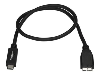 StarTech USB-C į MicroUSB laidas juodas